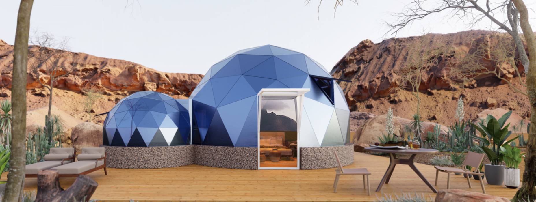 黄梅县球形智能光伏玻璃星空房